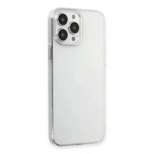 Durukar®  iPhone 15 Pro Max Kılıf Pc Sert Şeffaf Kapak - Şeffaf