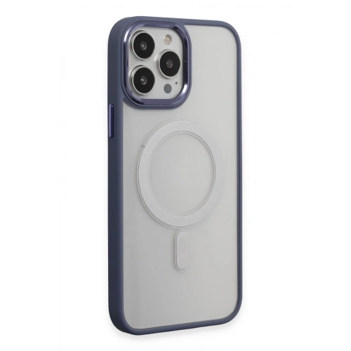 Durukar®  iPhone 15 Pro Max Kılıf Room Magneticsafe Silikon - Sierra Blue
