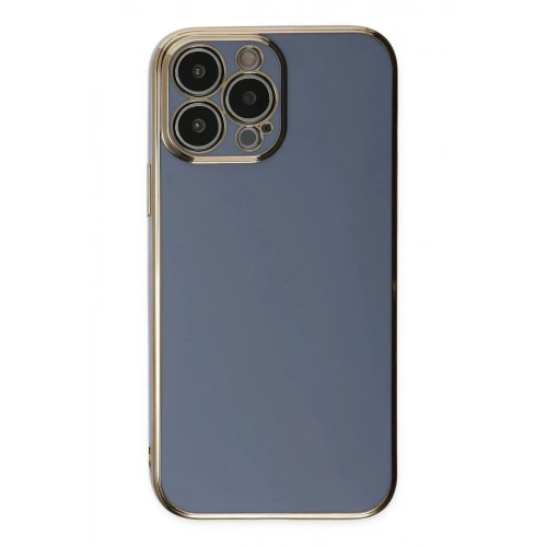 Durukar®  iPhone 15 Pro Max Kılıf Volet Silikon - Mavi
