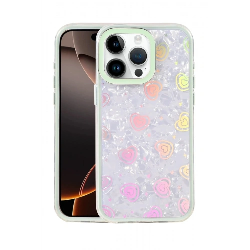 Durukar®   iPhone 15 Pro Max Lumi Desenli Kapak - Yeşil