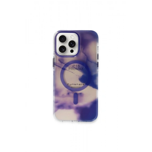 Durukar®  iPhone 15 Pro Max Phantom Magsafe Kapak - Mor
