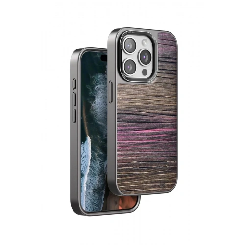 Durukar®  iPhone 15 Pro Max Wave Kapak - Pembe
