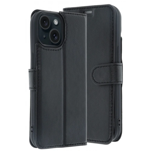 Durukar®   iPhone 15 Trend S Plus Kapaklı Kılıf - Siyah