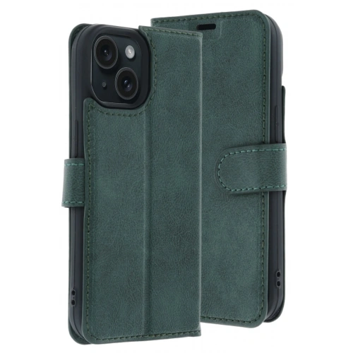 Durukar®   iPhone 15 Trend S Plus Kapaklı Kılıf - Yeşil