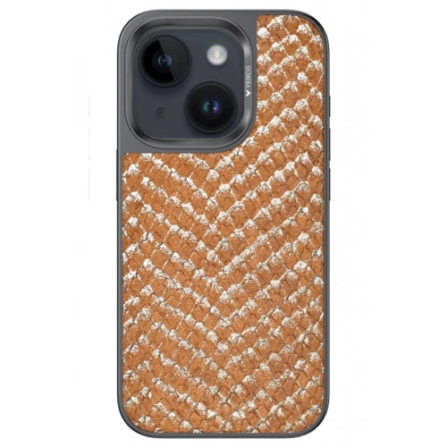 Durukar®  iPhone 15 Viper Kapak - Kahverengi