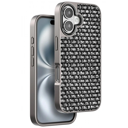 Durukar®  iPhone 16 Brand Kapak - Gümüş