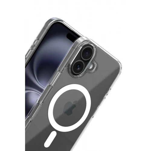 Durukar®   iPhone 16 Combo Sert Şeffaf Magsafe Kapak - Şeffaf