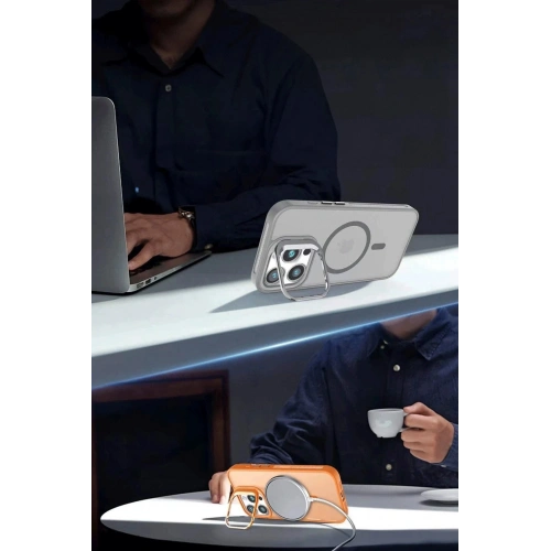 Durukar®  iPhone 16 Flet Lens Magsafe Kapak - Siyah