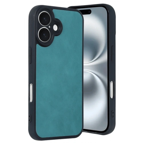 Durukar®  iPhone 16 Kılıf Aras Deri Kapak - Açık Yeşil