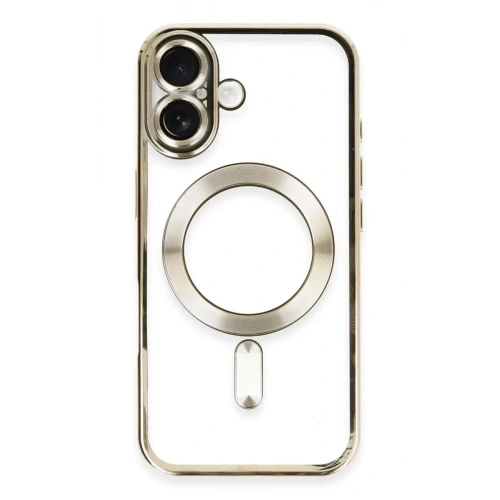 Durukar®   iPhone 16 Kılıf Kross Magneticsafe Kapak - Gold