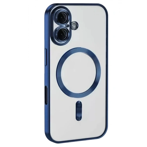 Durukar®   iPhone 16 Kılıf Kross Magneticsafe Kapak - Lacivert
