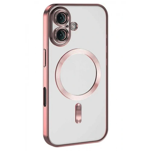 Durukar®  iPhone 16 Kılıf Kross Magneticsafe Kapak - Pembe