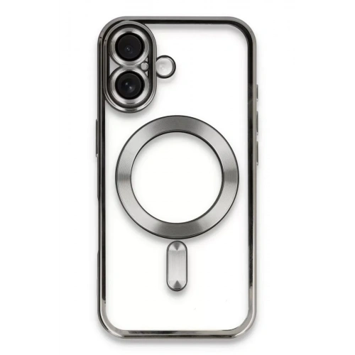Durukar®   iPhone 16 Kılıf Kross Magneticsafe Kapak - Titan Gri