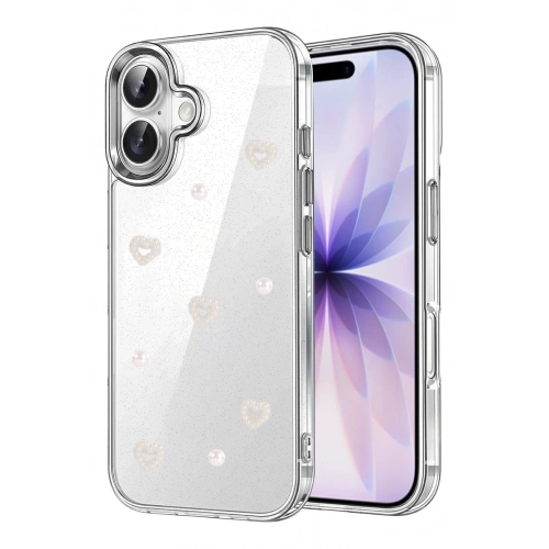 Durukar®   iPhone 16 Plus Fiyonk Desenli Kapak - Desen 10