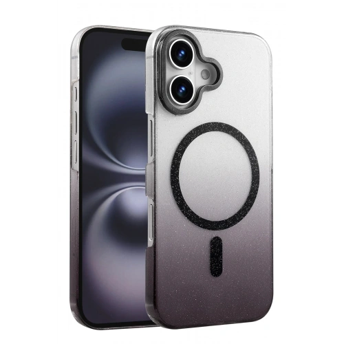 Durukar®   iPhone 16 Plus Glossy Magsafe Kapak - Siyah