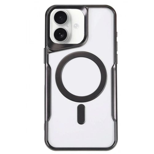 Durukar®  iPhone 16 Plus Kılıf Boyi Magsafe Silikon Kapak - Siyah