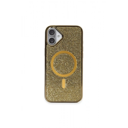 Durukar®  iPhone 16 Plus Kılıf Helen Magsafe Kapak - Gold