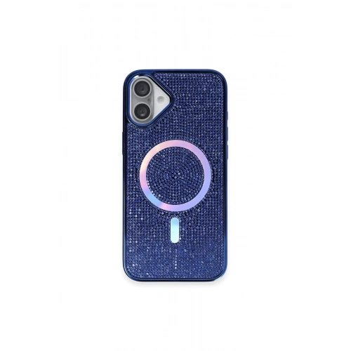 Durukar®  iPhone 16 Plus Kılıf Helen Magsafe Kapak - Lacivert