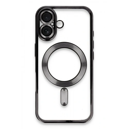 Durukar®  iPhone 16 Plus Kılıf Kross Magneticsafe Kapak - Siyah