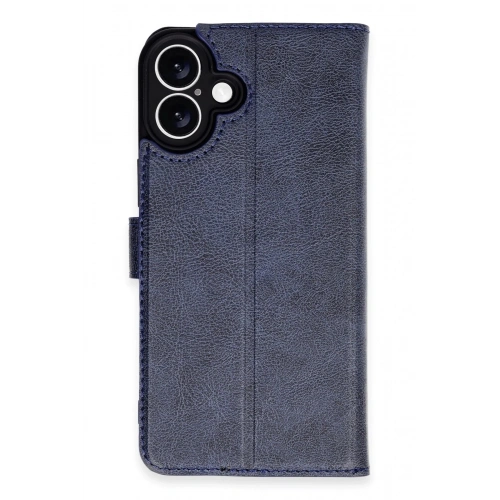 Durukar®  iPhone 16 Plus Kılıf Trend S Plus Kapaklı Kılıf - Lacivert