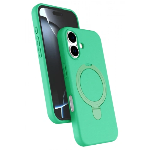Durukar®   iPhone 16 Plus Regal Magsafe Standlı Kapak - Yeşil