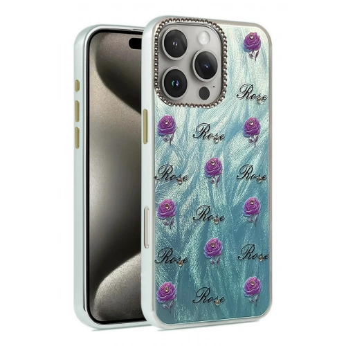 Durukar®  iPhone 16 Pro Kılıf Blade Aynalı Desenli Kapak - Desen 9