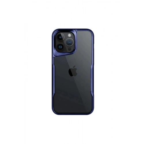 Durukar®  iPhone 16 Pro Kılıf Boyi Silikon Kapak - Lacivert