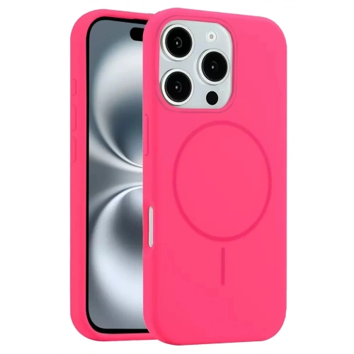 Durukar®   iPhone 16 Pro Kılıf Jully Magsafe Kapak - Pembe