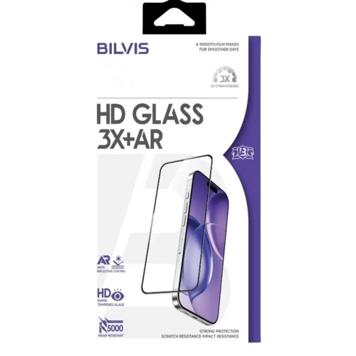 Durukar®   iPhone 16 Pro Max Bilvis 3X AR HD Cam Ekran Koruyucu - Siyah