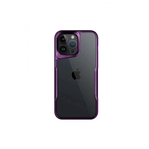 Durukar®  iPhone 16 Pro Max Kılıf Boyi Silikon Kapak - Derin Mor