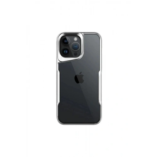 Durukar®  iPhone 16 Pro Max Kılıf Boyi Silikon Kapak - Gümüş