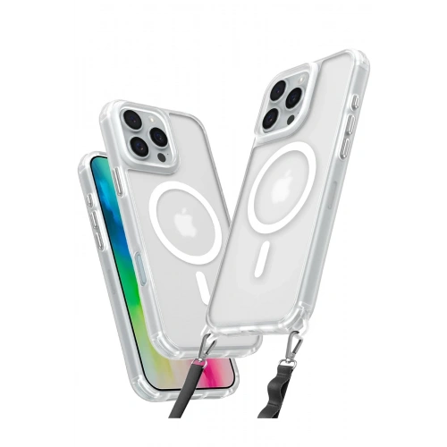 Durukar®  iPhone 16 Pro Max Kılıf Enka Magsafe Silikon Kılıf - Şeffaf