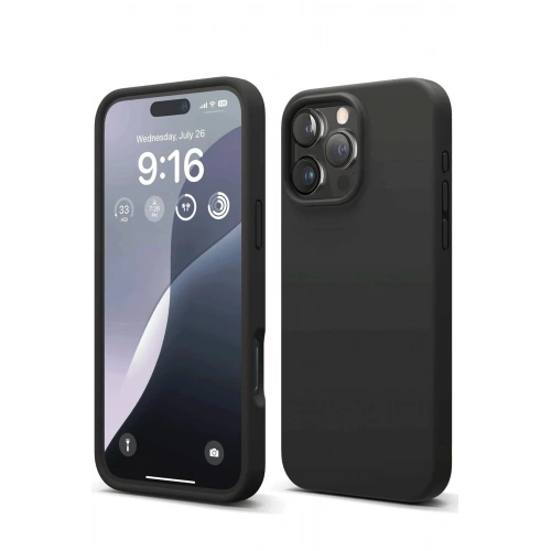 Durukar®  iPhone 16 Pro Max Kılıf First Silikon - Siyah