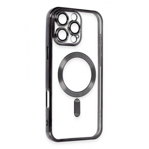 Durukar®  iPhone 16 Pro Max Kılıf Kross Magneticsafe Kapak - Siyah