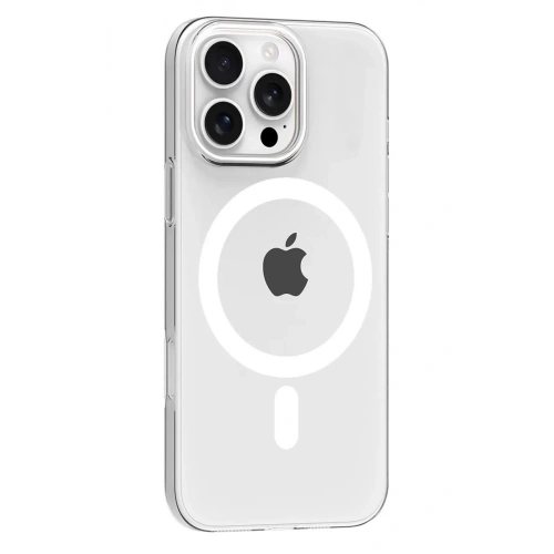 Durukar®   iPhone 16 Pro Max PC Blank Magsafe Kapak - Şeffaf