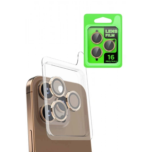 Durukar®  iPhone 16 Pro Max Raze Metal Kamera Lens - Desert
