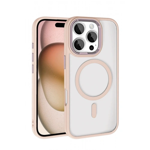 Durukar®   iPhone 16 Pro Max Terea Magsafe Kapak - Pembe