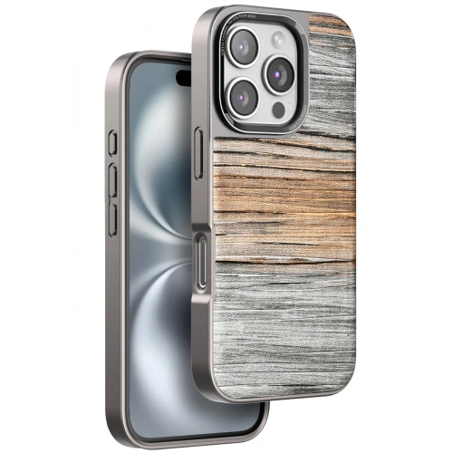 Durukar®  iPhone 16 Pro Max Wave Kapak - Sarı