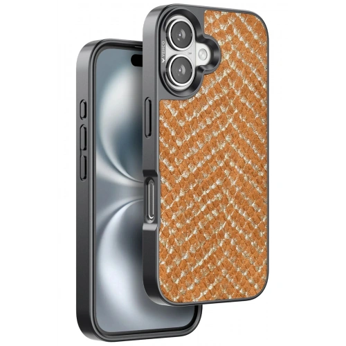 Durukar®  iPhone 16 Viper Kapak - Kahverengi