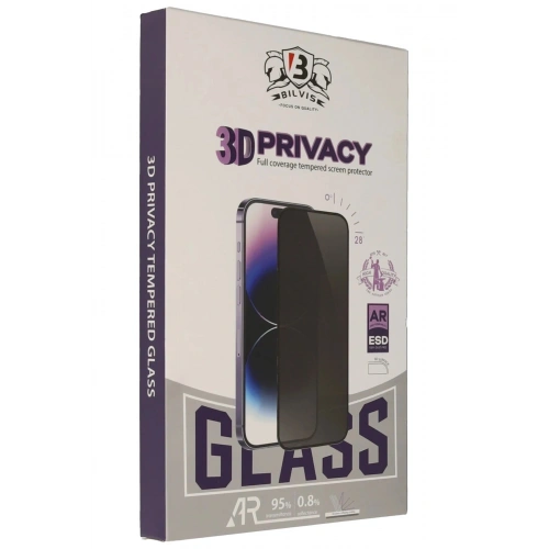 Durukar®  iPhone 16E Bilvis 3D Hayalet Cam Ekran Koruyucu