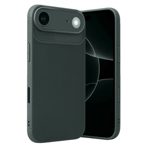 Durukar®   iPhone 17 Air Auto Focus Karbon Kapak - Koyu Yeşil