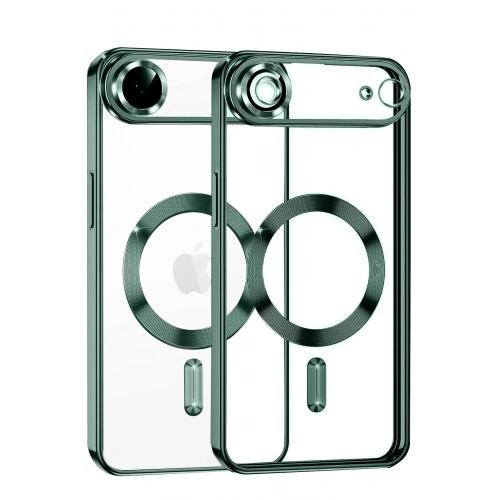 Durukar®   iPhone 17 Air Kross Magneticsafe Kapak - Koyu Yeşil