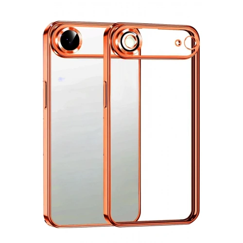 Durukar®   iPhone 17 Air  Lensli Silikon - Turuncu