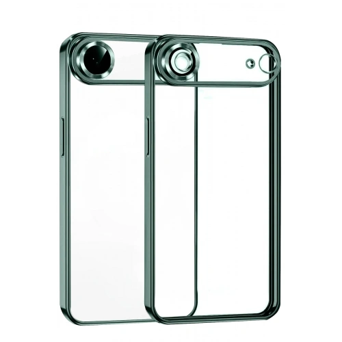 Durukar®   iPhone 17 Air  Lensli Silikon - Yeşil