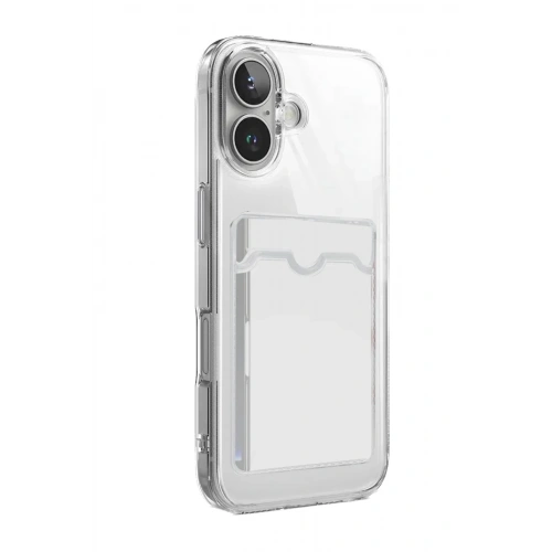 Durukar®   iPhone 17 Kart Şeffaf Silikon - Şeffaf
