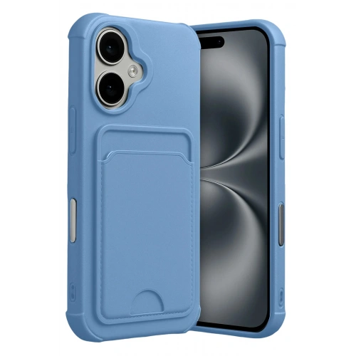 Durukar®   iPhone 17 Kelvin Kartvizitli Silikon - Mavi