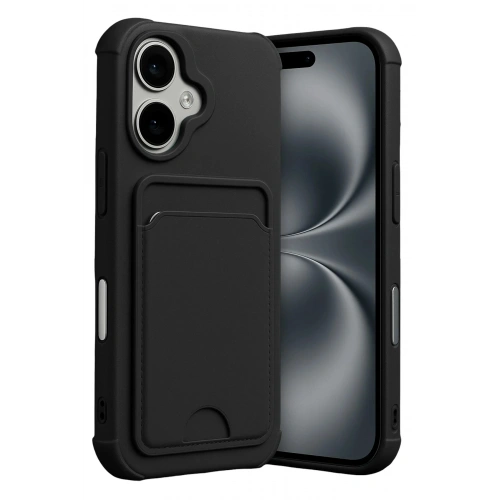 Durukar®   iPhone 17 Kelvin Kartvizitli Silikon - Siyah