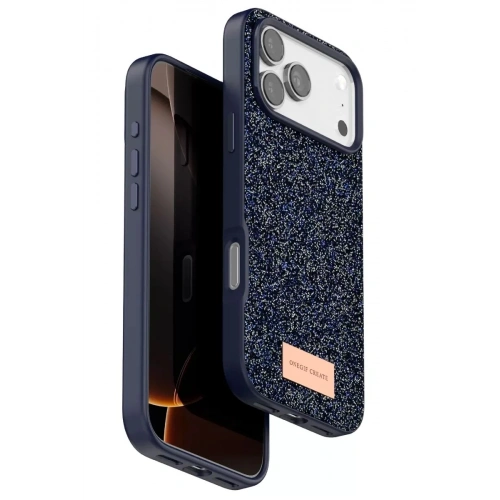 Durukar®   iPhone 17 Pro Bright Simli Kapak - Mavi