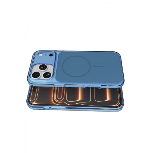 Durukar®   iPhone 17 Pro Bruma Magsafe Kapak - Mavi