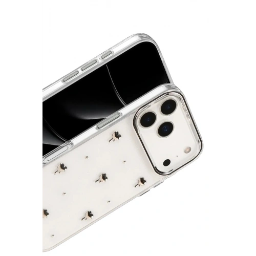 Durukar®   iPhone 17 Pro Fiyonk Desenli Kapak - Desen 1